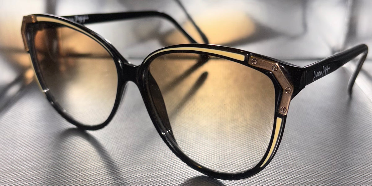 Multiple Color Options - Vintage Sunglasses with Gold Accent (New Old Stock)