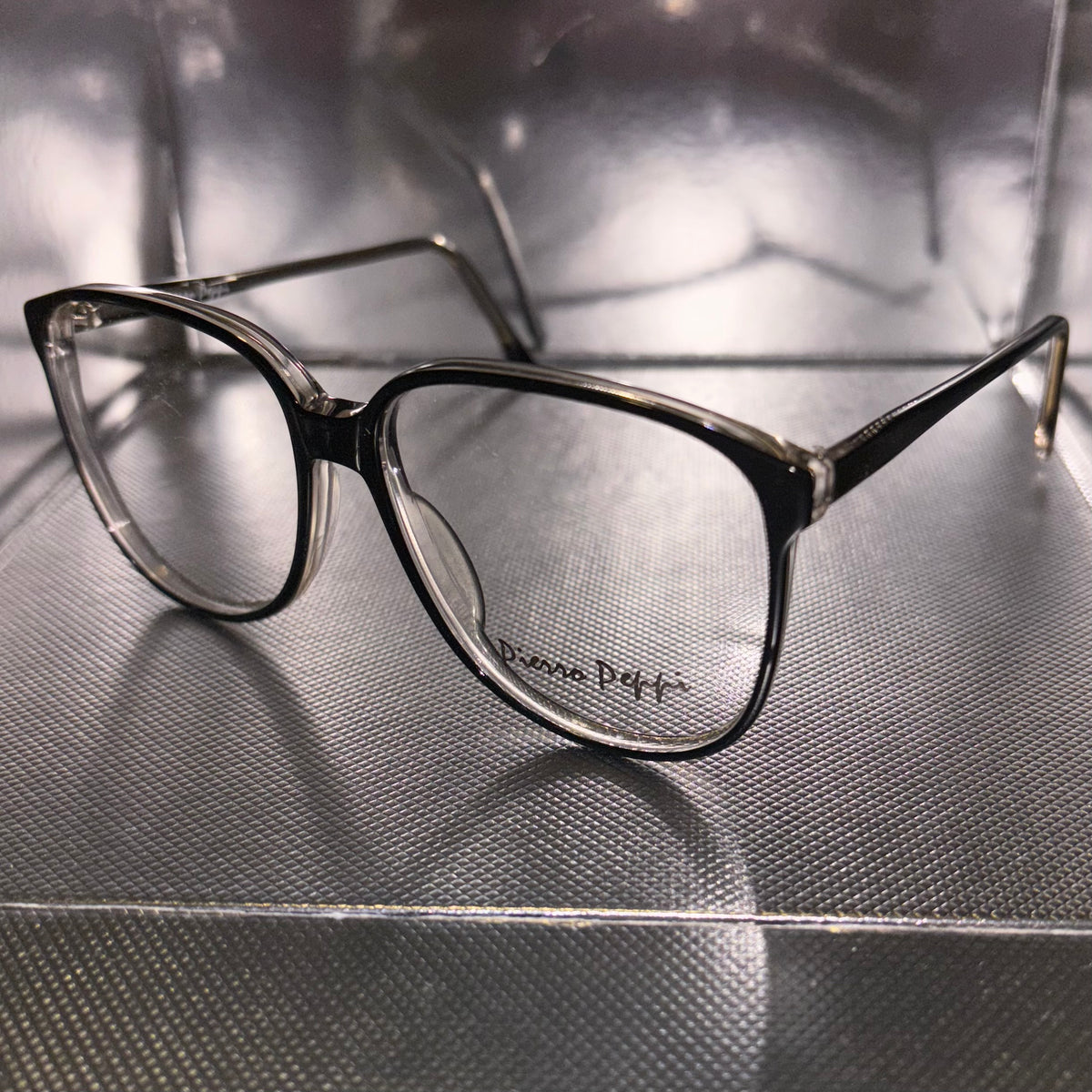 Pierro Peppi Square Black Frame Glasses