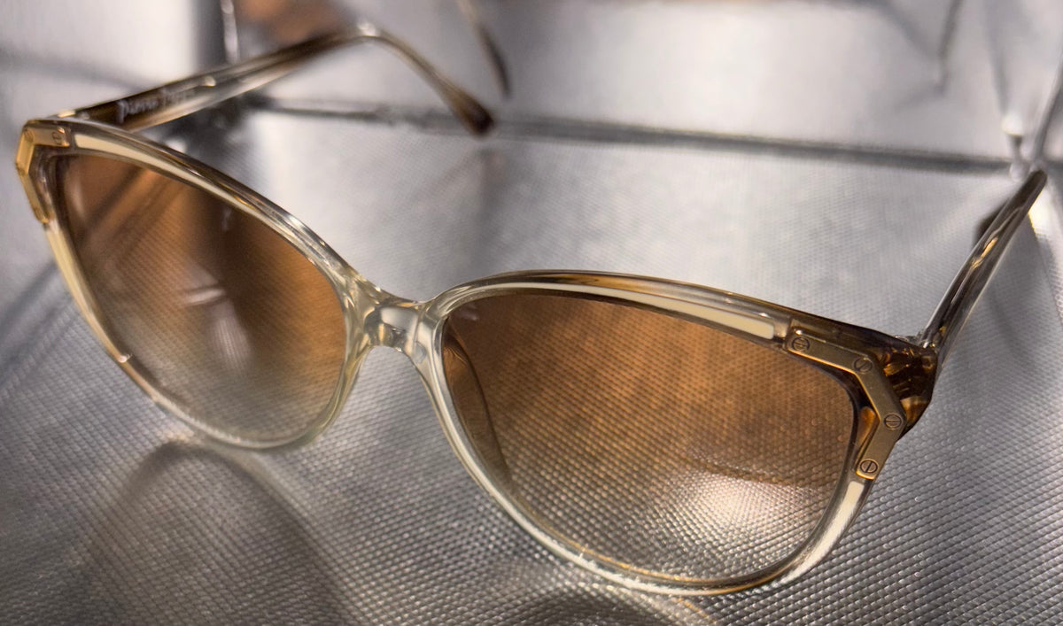 Multiple Color Options - Vintage Sunglasses with Gold Accent (New Old Stock)