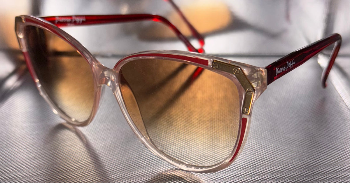 Multiple Color Options - Vintage Sunglasses with Gold Accent (New Old Stock)