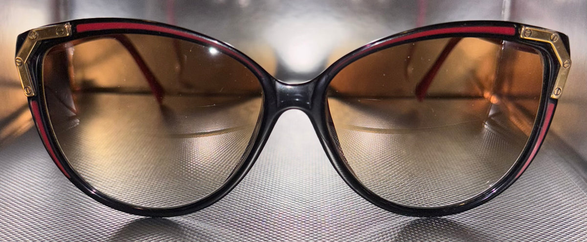 Multiple Color Options - Vintage Sunglasses with Gold Accent (New Old Stock)