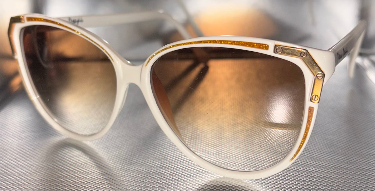 Multiple Color Options - Vintage Sunglasses with Gold Accent (New Old Stock)