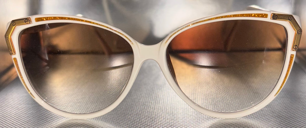 Multiple Color Options - Vintage Sunglasses with Gold Accent (New Old Stock)