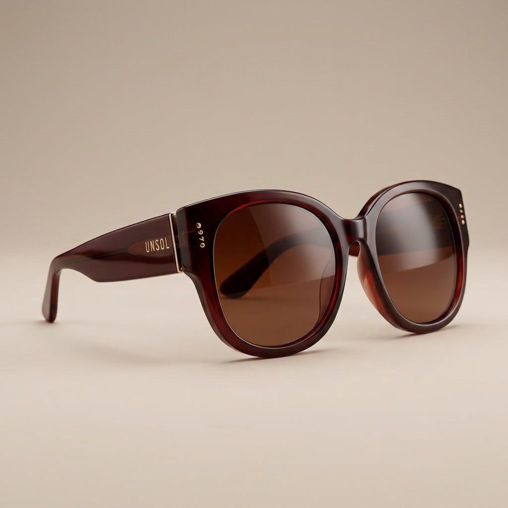 Majesty Burgundy sunglasses alternate angle